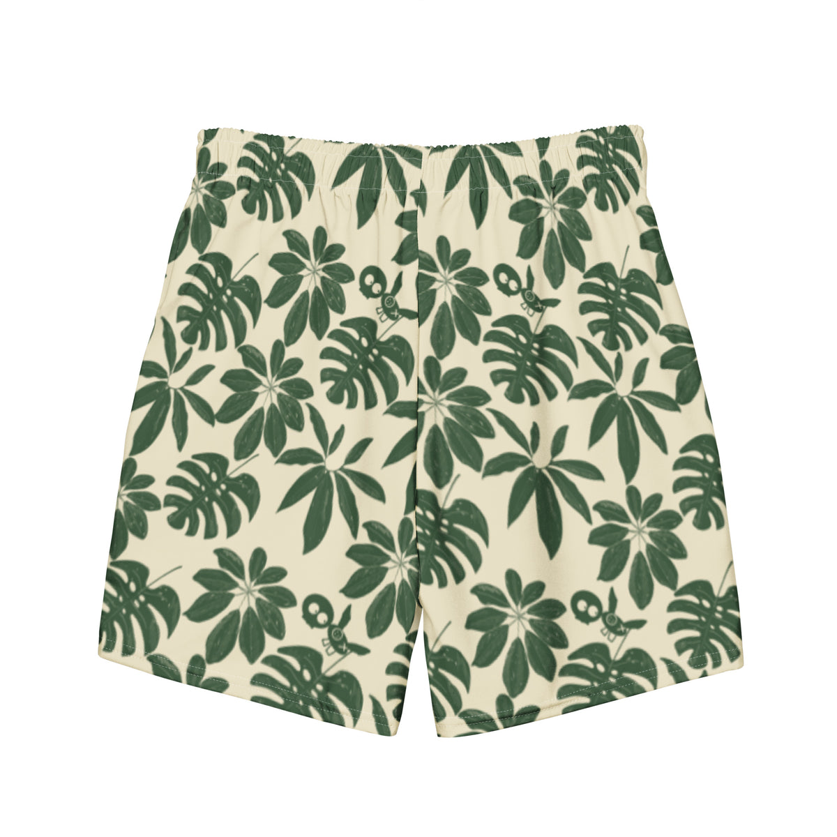 Swim &amp; Leisure Shorts, Jungle Leaves, creme/forest