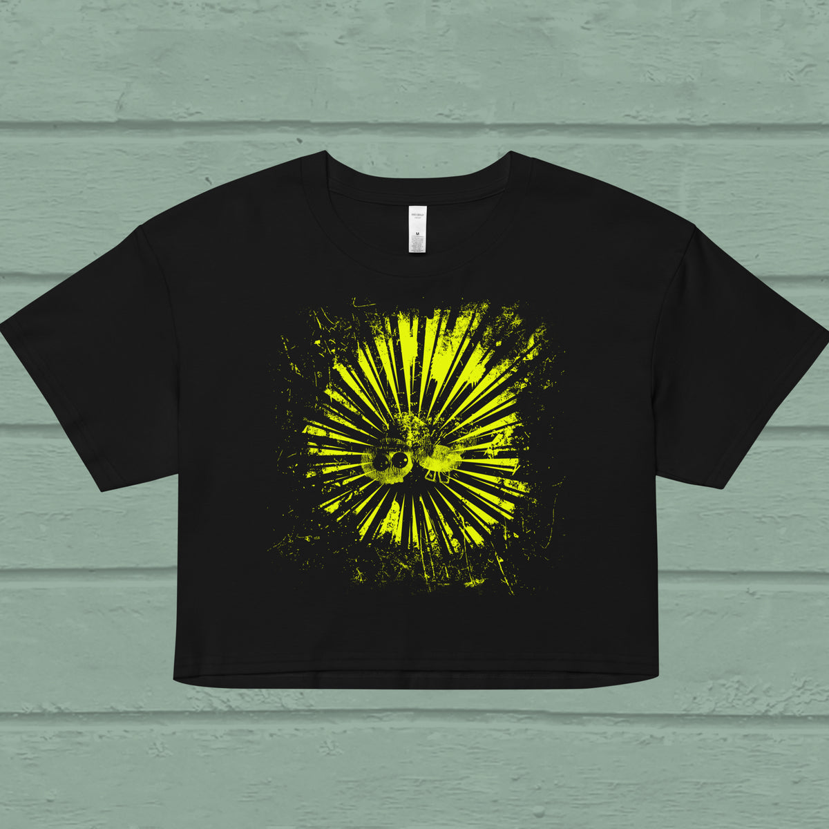 Big Bang Crop Top, yellow bang