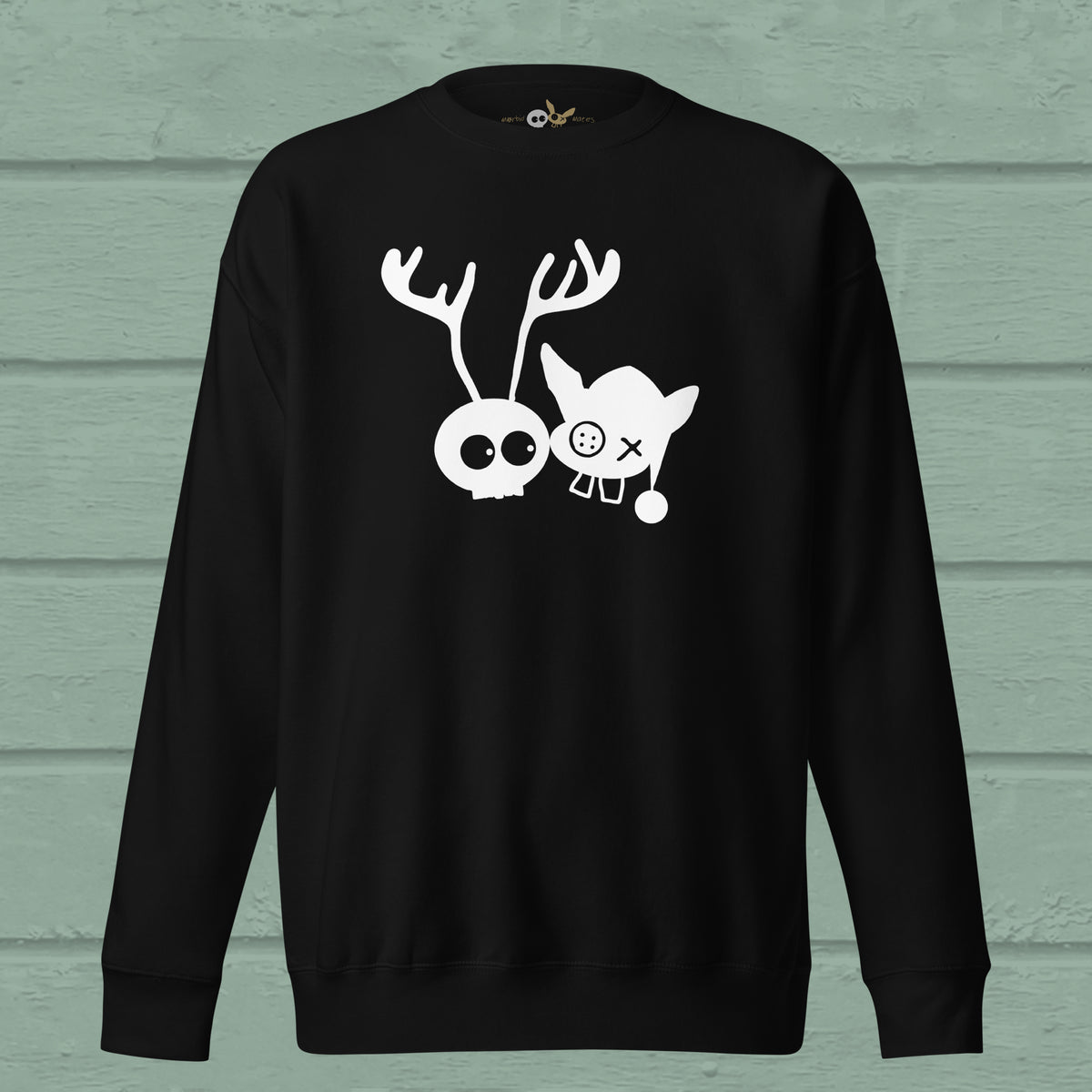 Classic Xmas Sweater, black/white