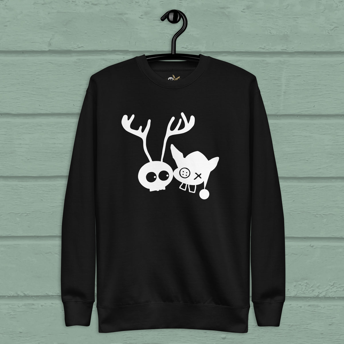 Classic Xmas Sweater, black/white