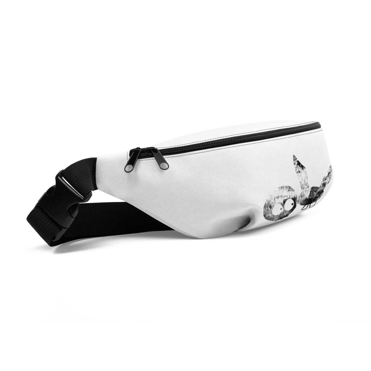 White Durable mm Fanny Pack