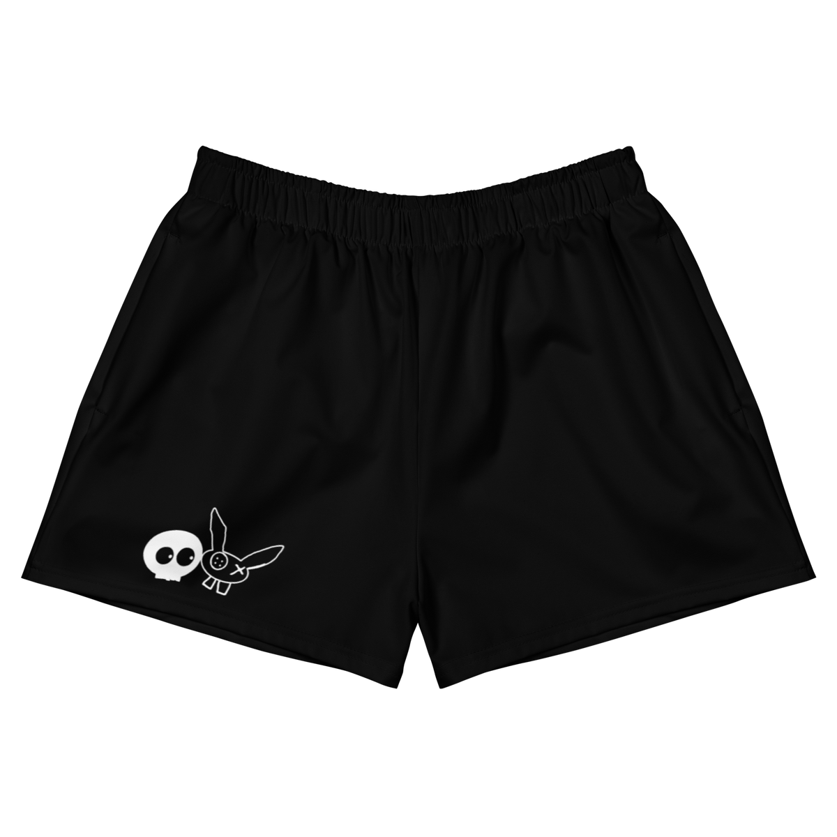 Black mm Athletic Shorts