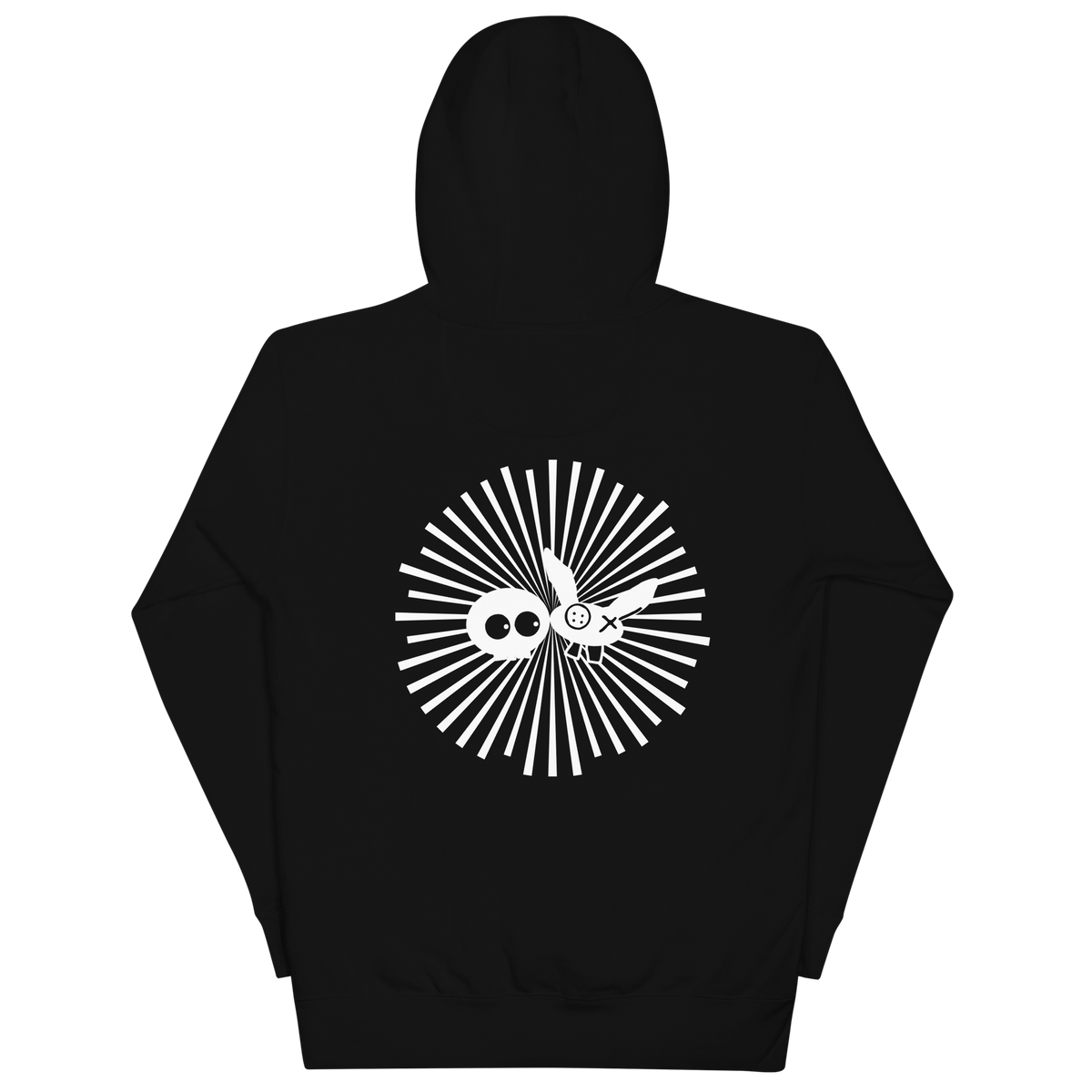 Black/White Super Soft mm Radiation Hoodie