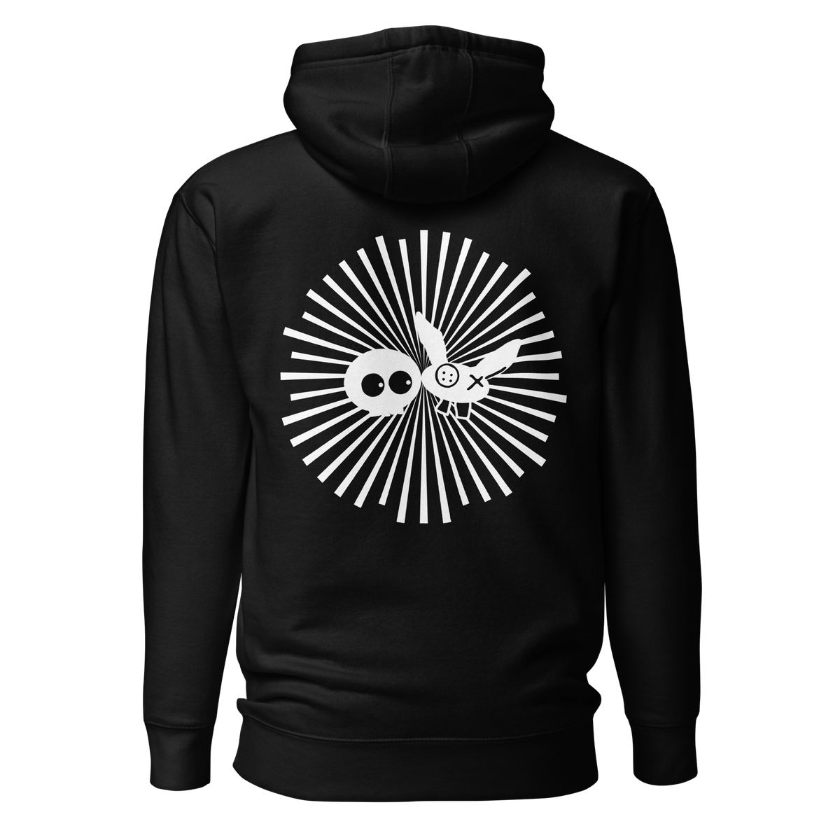 Black/White Super Soft mm Radiation Hoodie