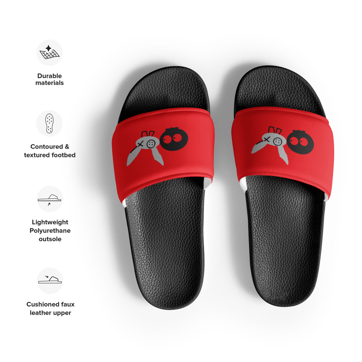 Red Super Comfy mm Lux Slides