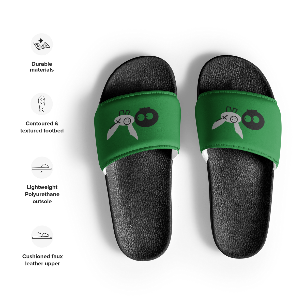 Green Super Comfy mm Lux Slides